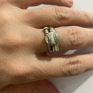 James Avery Retired Baseball and Bat ring